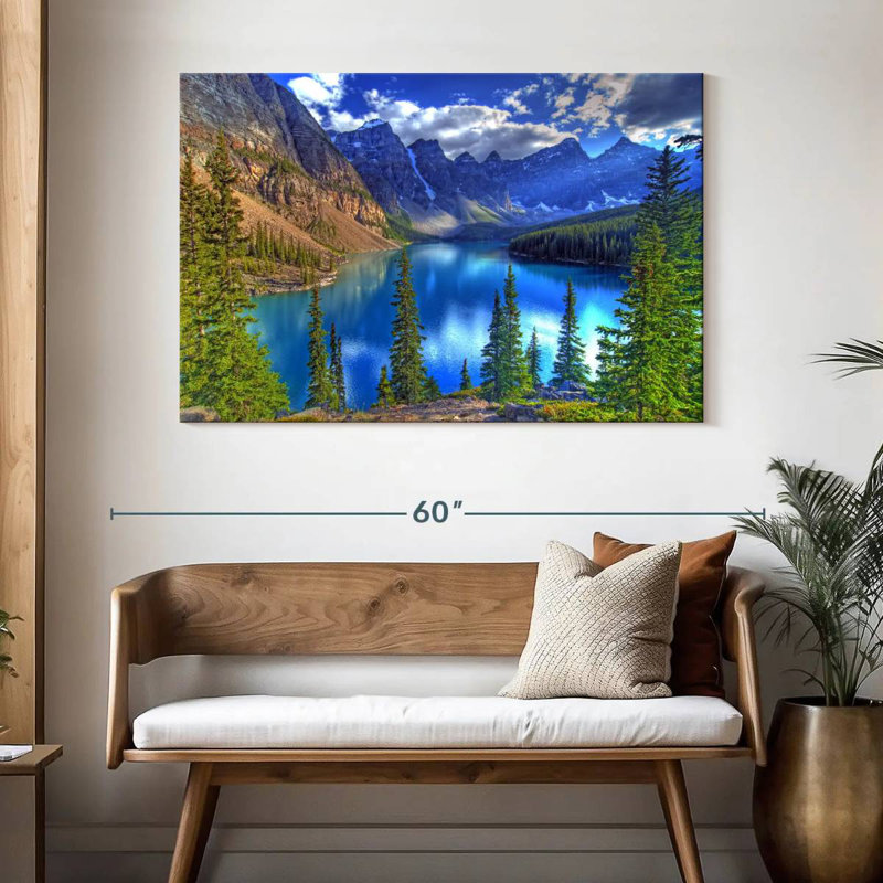 Alvord, lac de montagne Banff, H 32 po x l 48 po