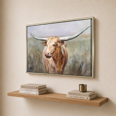 «Big Sky Longhorn» par Danhui Nai, impression sur toile