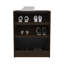 Range-chaussures, 3 tablettes, noyer foncé