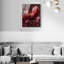 Merlot Blush Blossom II High-Gloss Frameless Acrylic Glass Wall Art Floral & Botanical Print by Oliver Gal, Ready to Hang, 16 x 20-515551107-515551112