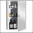 Bathroom Mirrored Cabinet, Vertical 16" X 24" Stainless Steel Frame Medicine Cabinet, Wall-Mounted Storage Organizer With Single Door?