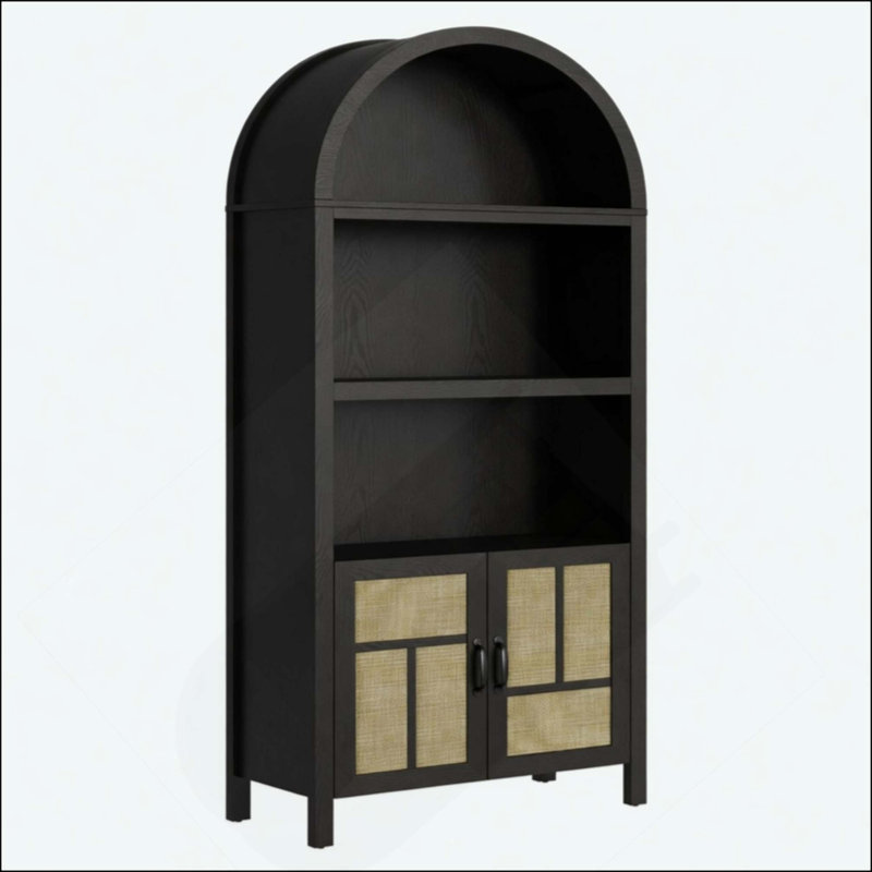 Garde-manger en rotin arqué - Rangement de cuisine réglable
