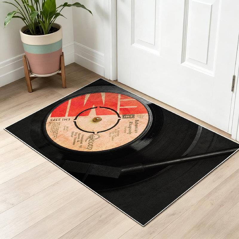 Tapis d'intérieur lavable à la machine Queen
