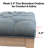 Lux Home Upholstered Bench - French Contemporary Designer Style, Rubber Wood Frame & Premium Linen | Foot Of Bed, Living Room Accent Or Entryway Seat (Grey, 31-1/2"W)-1161574122-1161574127