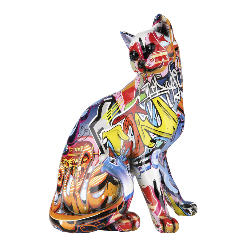 Elyse Animals Decorative Object, Red/White