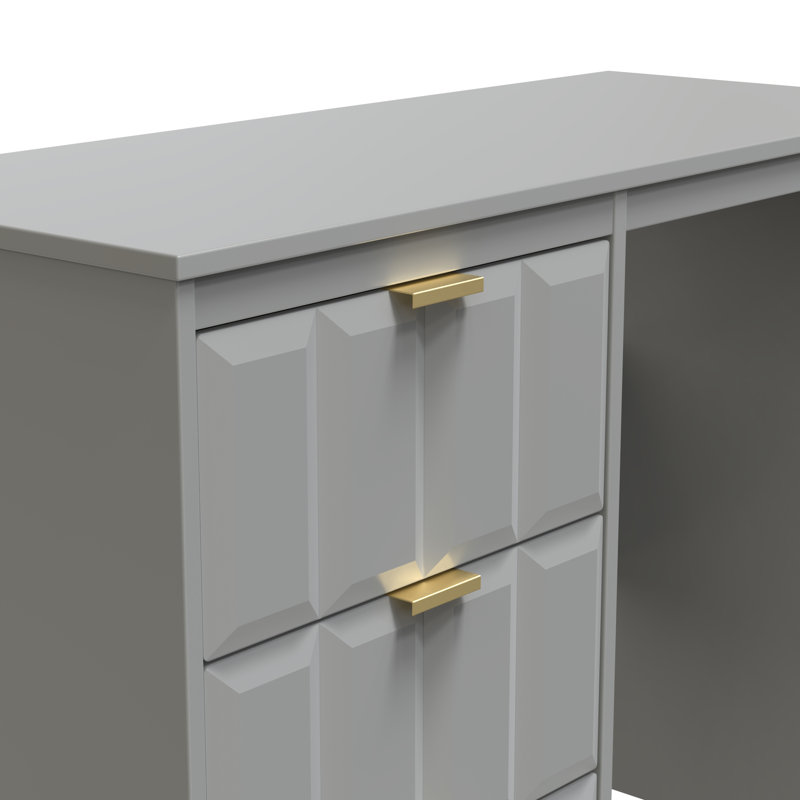 Besian 3 Drawer Vanity (Ready Assembled), Dusk Grey