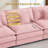 130" Oversized Upholstery Modular Sectional Sofas With Two Ottoman For Living Room-1030951015