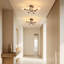 Plafonnier linéaire Spoutnik moderne à 8 lumières 24,09 po Hannah-Jayne-901716005-920574497