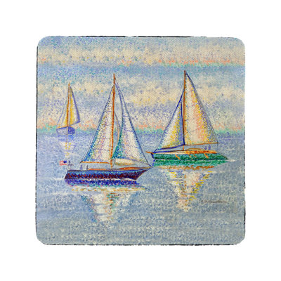 Polyester Square 4 Piece Coaster Set