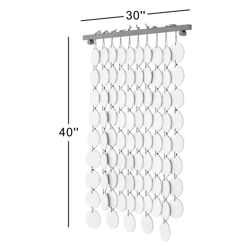 Marlow Wall Decor, Speckled Cream