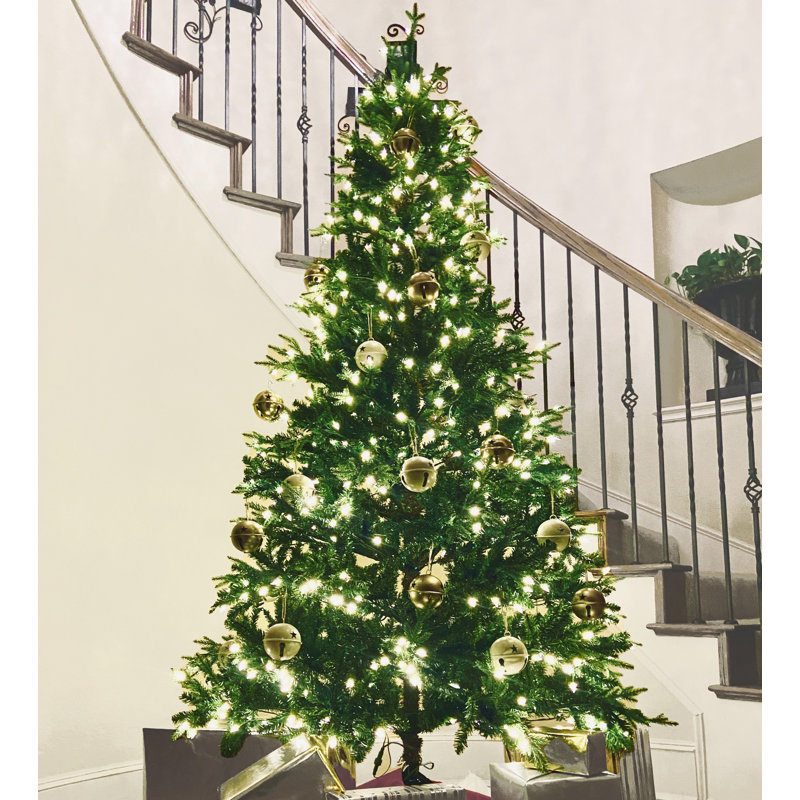 7.5' Lighted Artificial Fir Christmas Tree