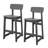 Simple and Modern HDPE Outdoor Bar Stool Adirondack Chair Set of 2-1962969904