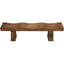 Banc en bois massif Shibumi
