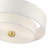 Betel Fabric Semi Flush Mount-1788266547