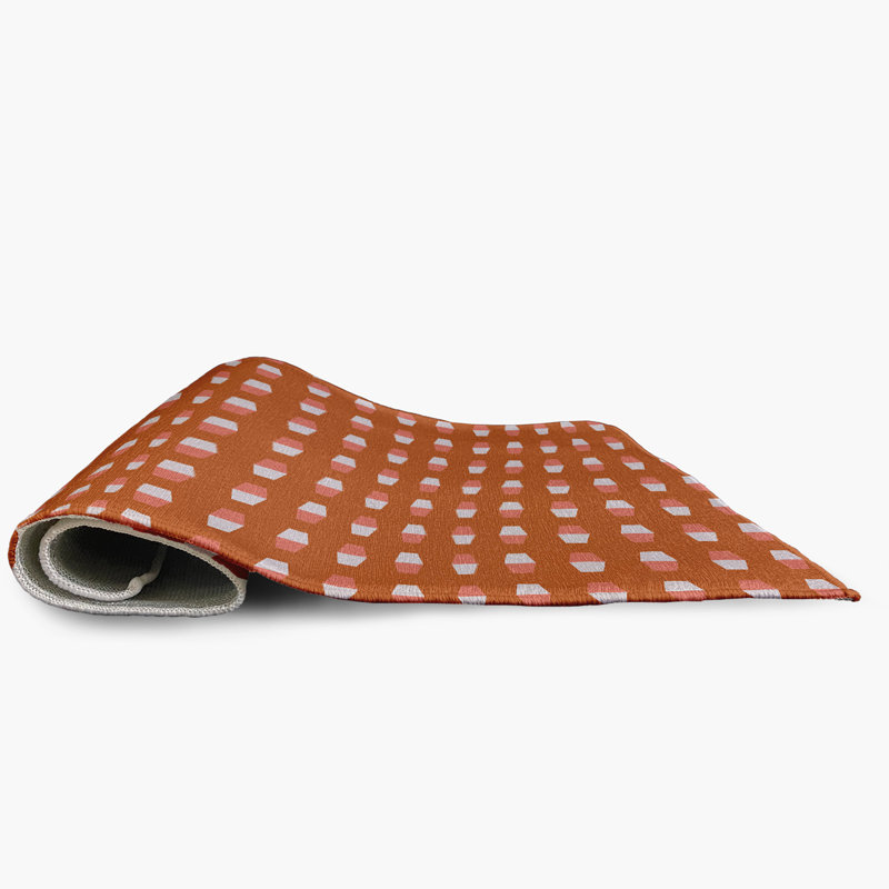Rectangle Rectangle 1'6" X 2'6" Indoor/Outdoor Area Rug with Non-Slip Backing