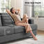 Canapé 84,2 "rembourré 84,2", ensemble 2 pièces en lin pour salon en appartement-696429296