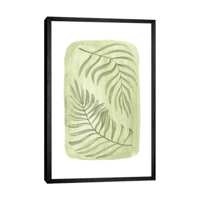 Green Palm Leaves by Whales Way - Painting on Canvas