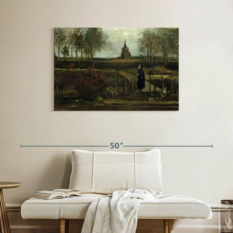 Le jardin Parsonage à Nuenen, H 26 po x l 39 po