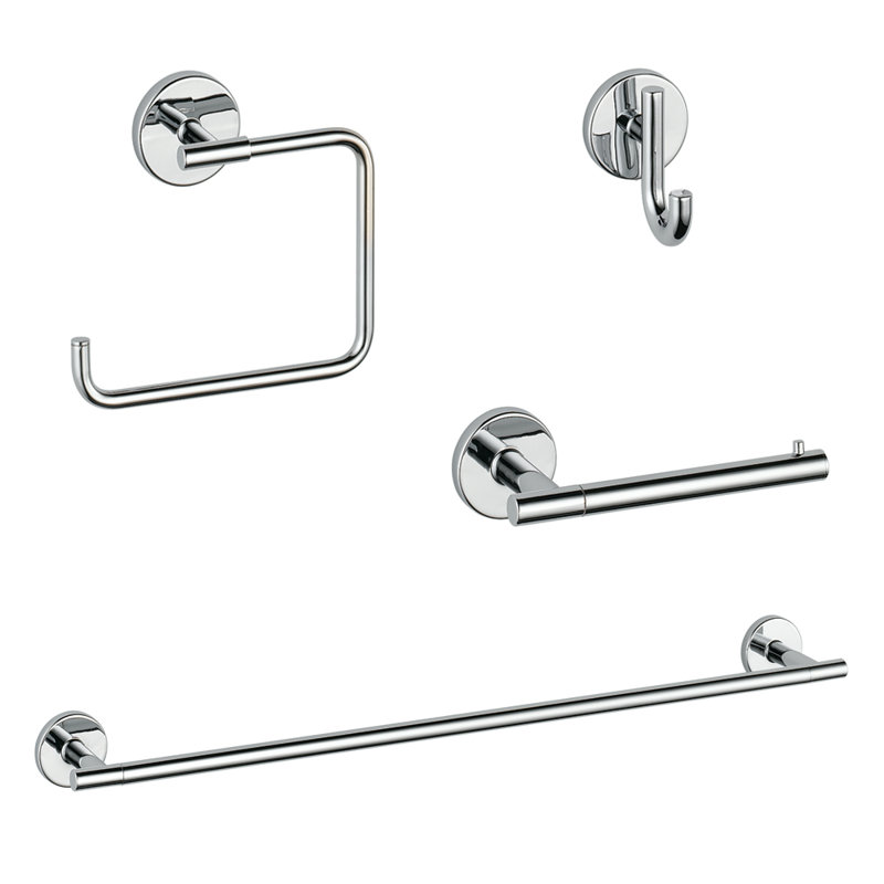 Ensemble de quincaillerie de salle de bain 4 pièces Trinsic Delta, Chrome