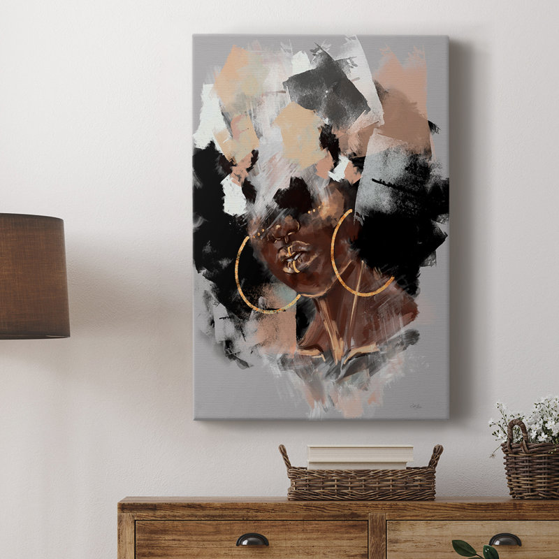 Afro Pop - galerie Cavas sur mesure, H 12 po x l 8 po