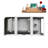 59" Streamline Soaking Freestanding Tub and Tray With Internal Drain-101697852