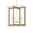 Purebred 4 - Light Wrought Iron Dimmable Lantern Geometric Chandelier