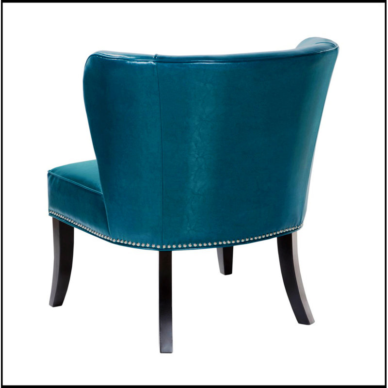Fauteuil d'appoint sans accoudoirs, Bleu