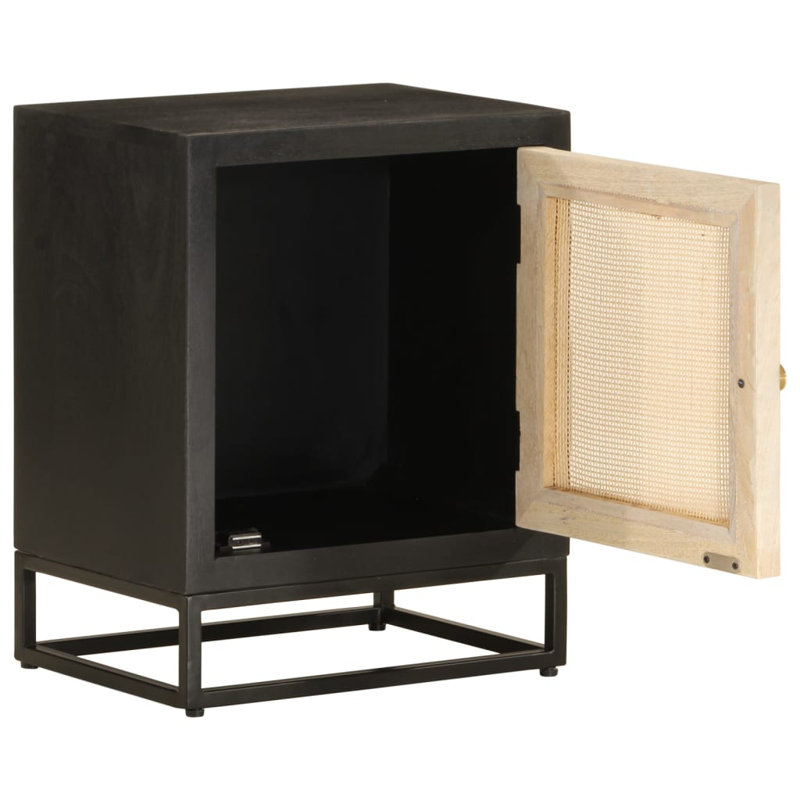 Battistino 40cm W Iron Bedside Table