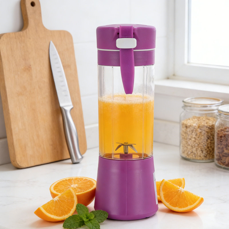 Living And Home Electric Centrifugal Juicer, Purple