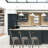 Makhzane Counter Stool with Metal Frame-676890459