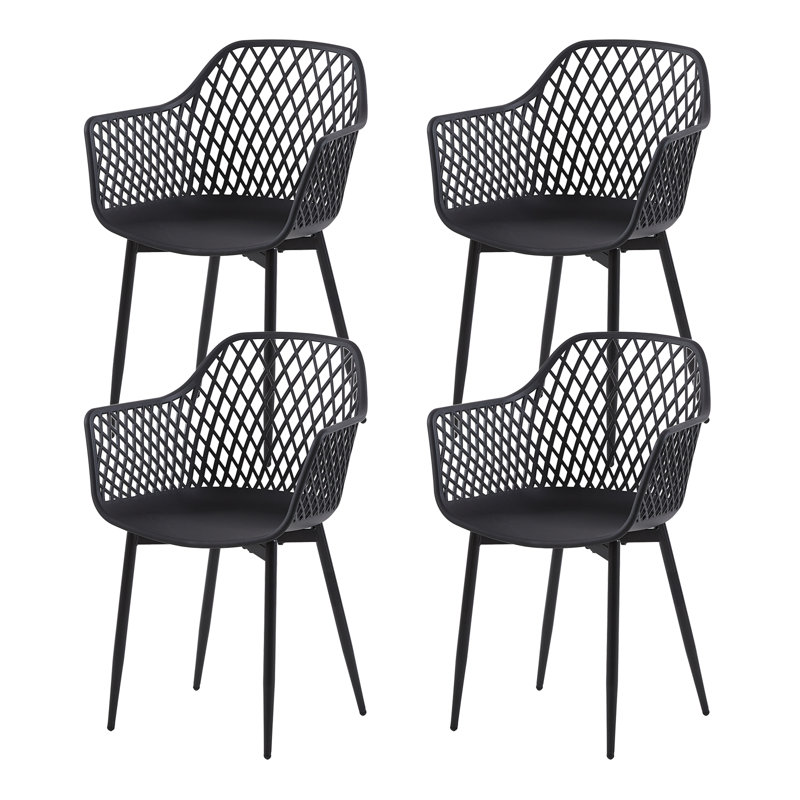 Alzugaray Dining Chair, Black