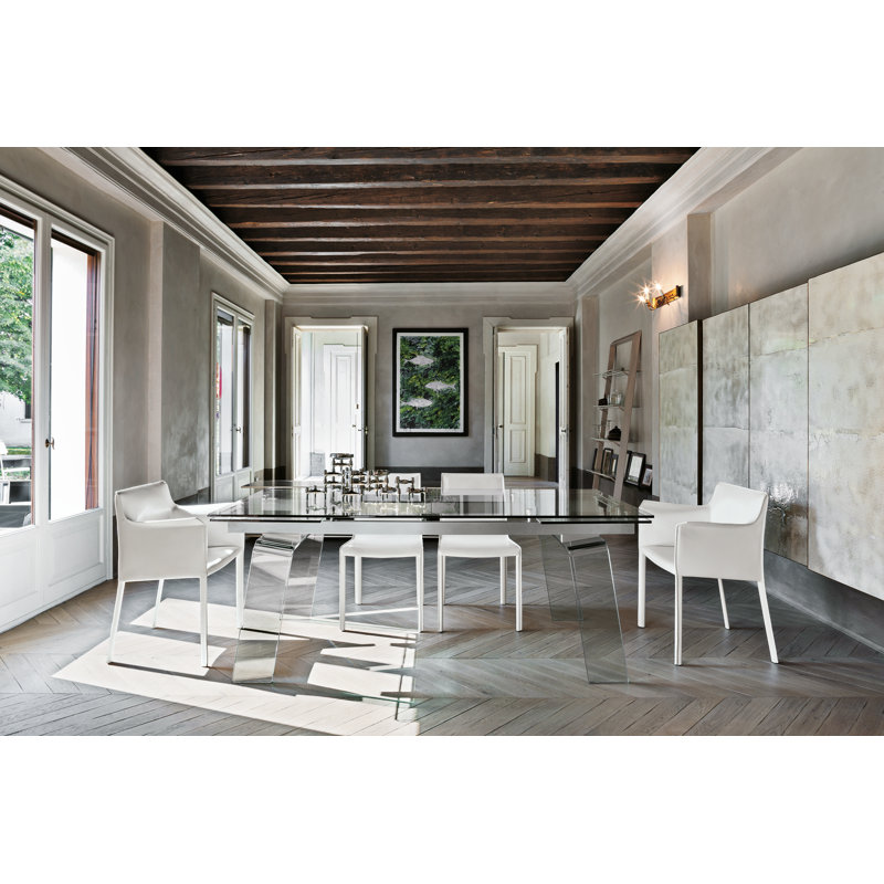 Parris Glass Top Dining Table