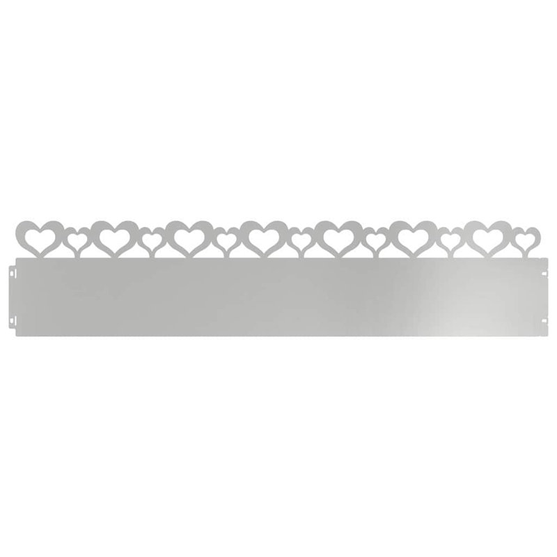 22cm H x 103cm W Galvanised Steel Hardware