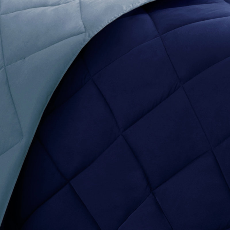 Premium Reversible Bedding Sets, Hypoallergenic Polyester Diamond Quilt For Modern Home
