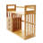 Jahrome Bamboo Desktop Bookshelf Desk Organizer