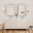Cyrille Recessed & Surface Framed Medicine Cabinet with Mirror and Shelves-814669494-860957899