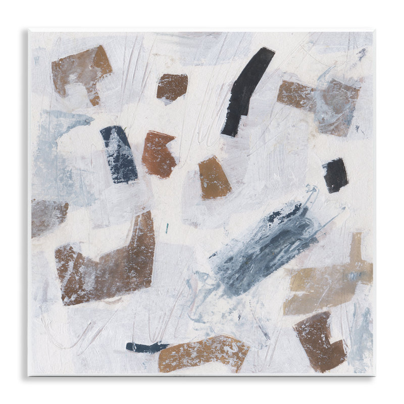 Dappled Abstract Forms Wall Plaque Art by Melissa Wang