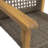 Patio Wood And Wicker Dining Chair( Set Of 2 )-610596499