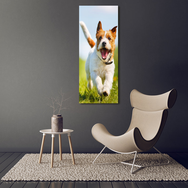 Dog Jack Russell - Wrapped Canvas Print