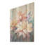 Joyeux bouquet d'hibiscus tropical - Art sur bois d'hibiscus sur bois de pin naturel-483316878