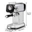 Machine à espresso compacte à 20 bars avec mousseur à lait, options à deux injections, compatibilité avec les dosettes ESE, affichage de la température, réservoir d'eau amovible pour cappuccino, latte et macchiato à la maison