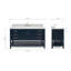 Magnolia Bath Vanity Rectangular Basin S061SCWRV-1864545992-1815989485