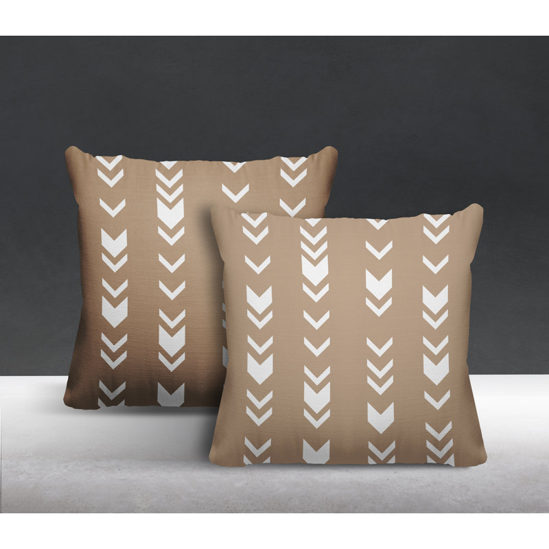  Coussin intérieur / extérieur, Beige, L 17 po x H 17 po