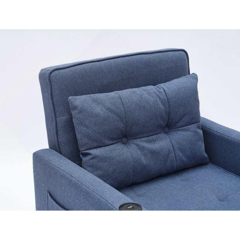 Canapé-lit convertible 3 en 1 Sleeper Chair, Marine