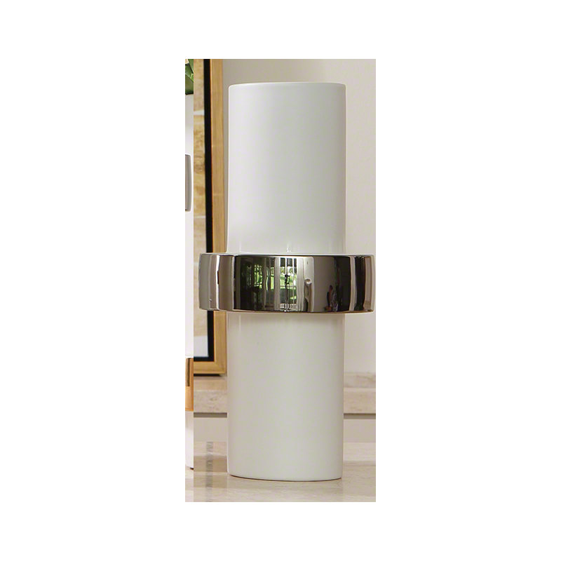 Silver Ring Vase-Mid