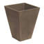 Jardinière en pot composite carrée Cara avec tablette végétale-115251813-115251814