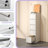 5 Drawer Metal Office/Home File Cabinet, Construction, Full Extension Drawers, Tilt, White Color Cabinet 5 Strong Steel, Tilt System, Elegant-450617376