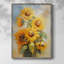 Reproduction encadrée FLORAL Series CDLXVI - bois massif-2052632314