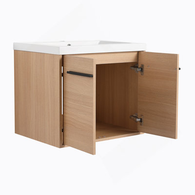 Ensemble de meuble-lavabo en résine Oak