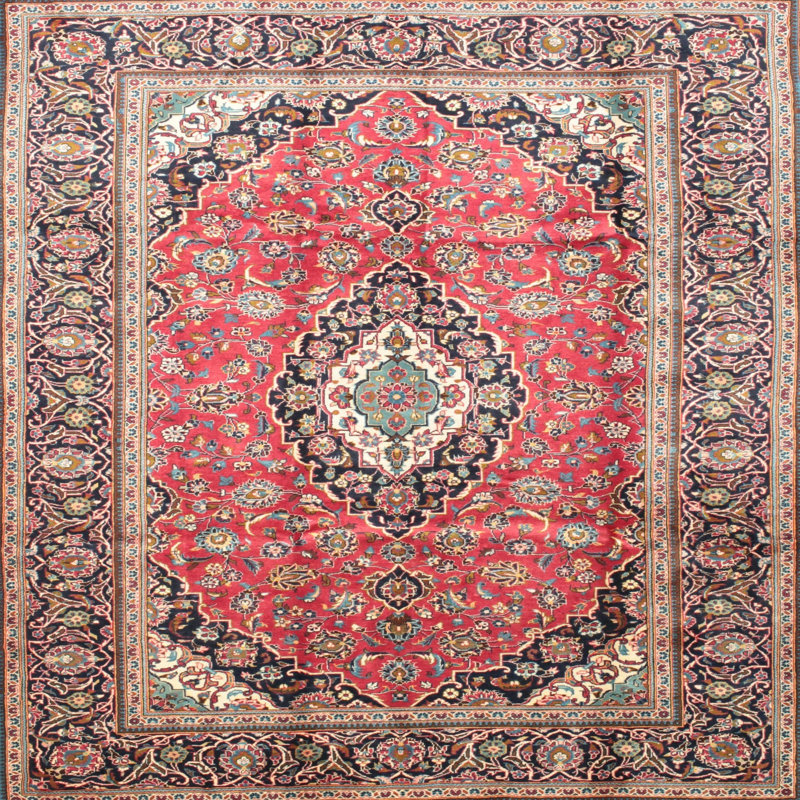 Cebert Oriental Indoor Rug, Square 3'